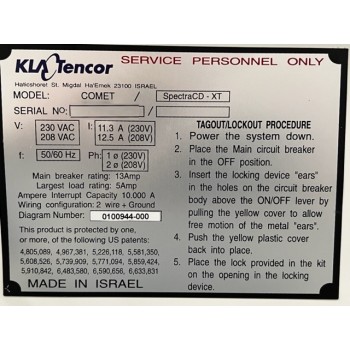 KLA-Tencor SpectraCD-XT optical CD metrology systems